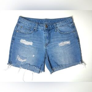Seven7 Women's Distressed Denim Shorts Size- 6